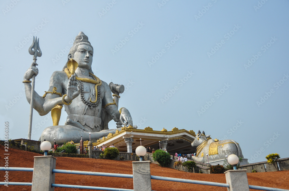 Shiva statue in Murdeshwar (India)