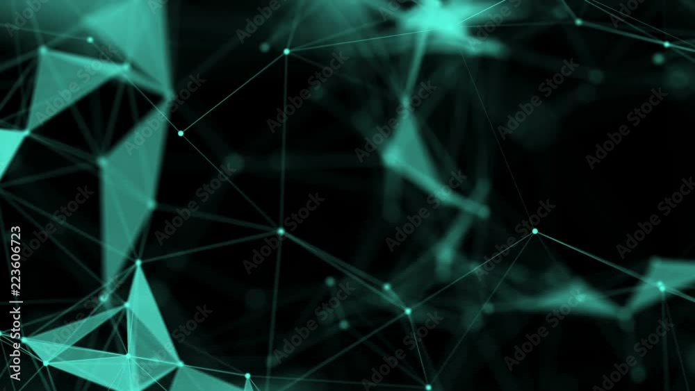 Web connections.Abstract futuristic, polygonal space with a dark background with connecting points, lines and triangles. The concept of science, business, space. Web connections.Abstract futuristic, polygonal space with a dark background with connecting points, lines and triangles. The concept of science, business, space.