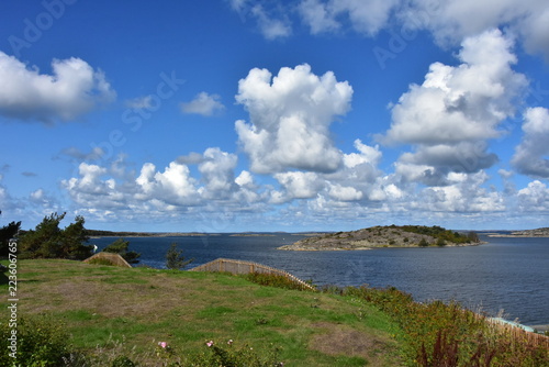 Panorama sur la baie, Säro, Suède