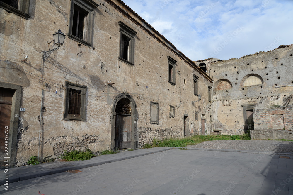 Ruine in Randazzo, Sizilien