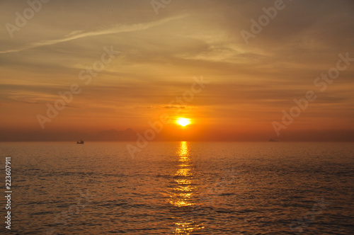 Sunrise on Copacabana beach © Юлия Серова