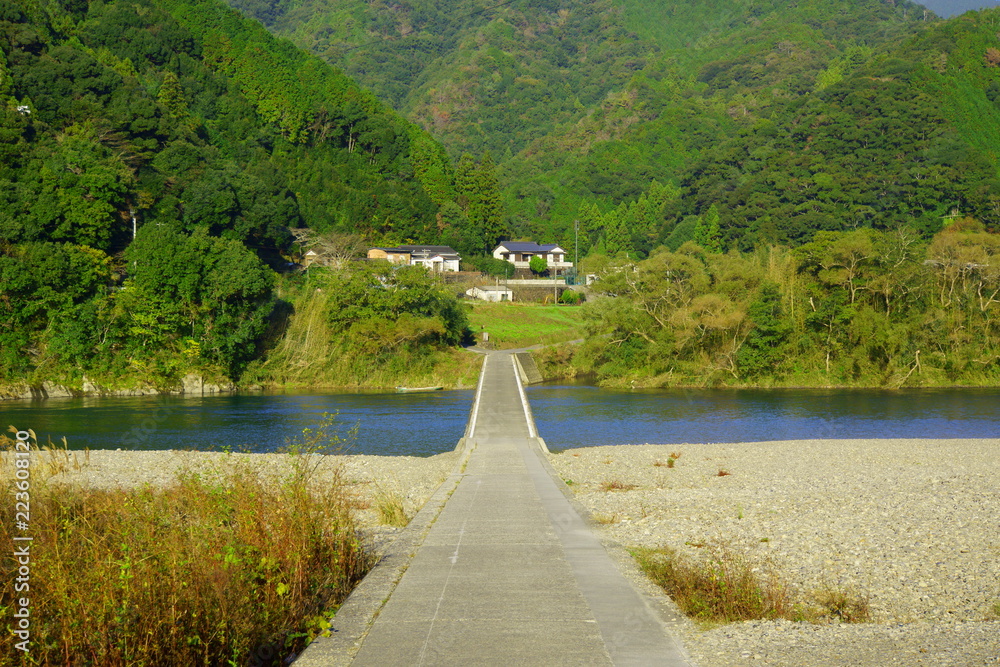 Fototapeta premium [高知県]高瀬沈下橋