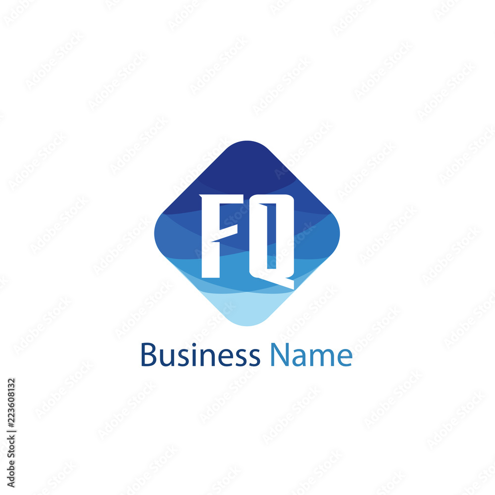 Initial Letter FQ Logo Template Design Initial Letter FQ Logo Template Design
