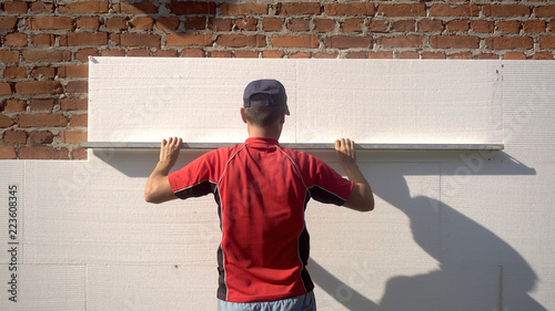 Styrofoam, Polystyrene Insulation Of Facade
