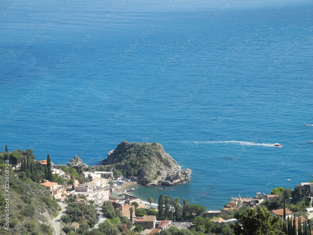 Küste bei Taormina, Sizilien