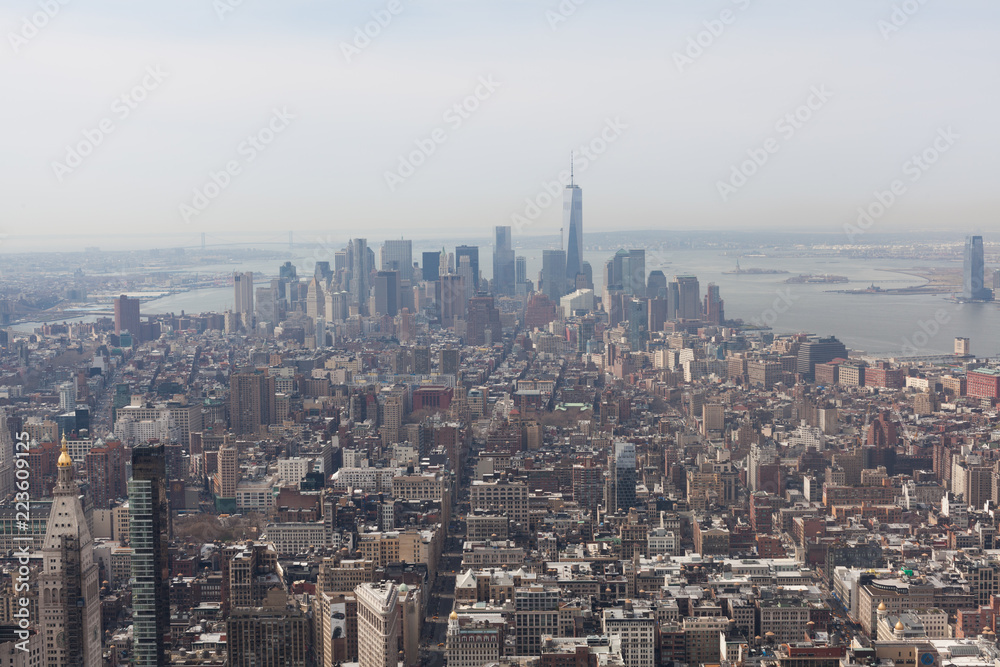 Areal View of New York
