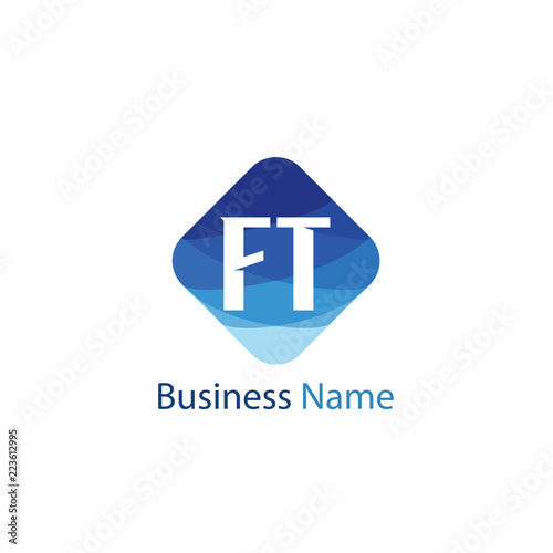 Initial Letter FT Logo Template Design Free Download Initial Letter FT Logo Template Design - GFXLoad