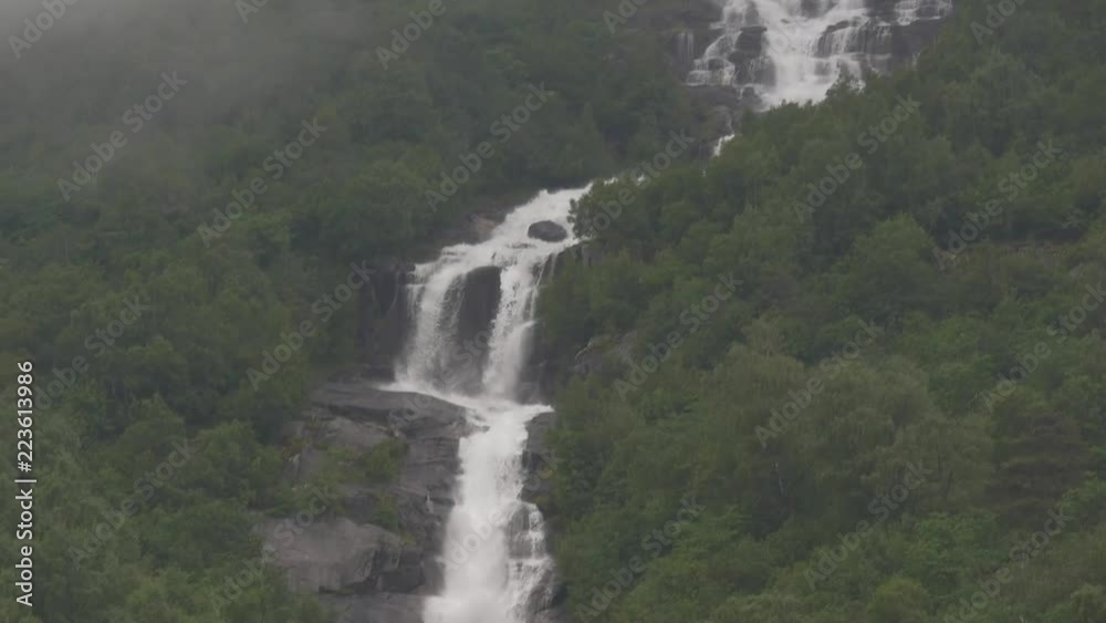 Beautiful Waterfall In Norway Beautiful Waterfall In Norway