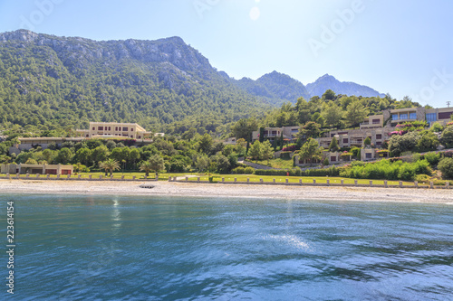 Kumlubuk (sandy bay) beach near Turunc in Marmaris, Turkey