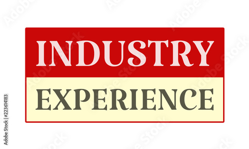 Wallpaper Mural Industry Experience - written on red card on white background Torontodigital.ca
