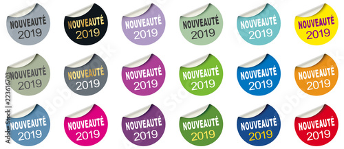 NOUVEAUTÉ 2019 ÉTIQUETTE