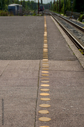Railroad platform