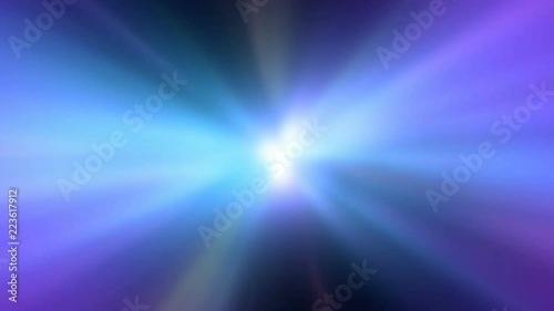 Sunburst Blinking Colored Rays Of Lights Background