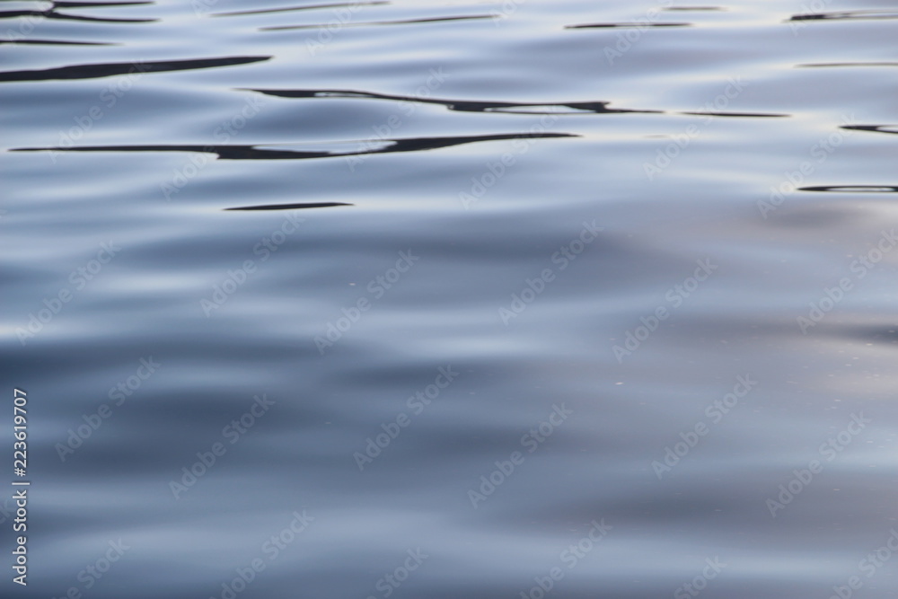 Calm waters in the bay of Villefranche, France Calm waters in the bay of Villefranche, France
