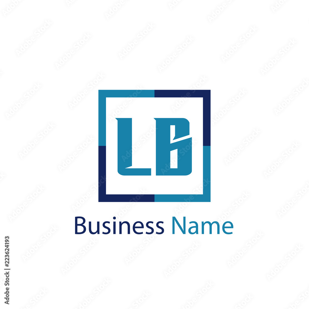 Initial Letter LB Logo Template Design Initial Letter LB Logo Template Design
