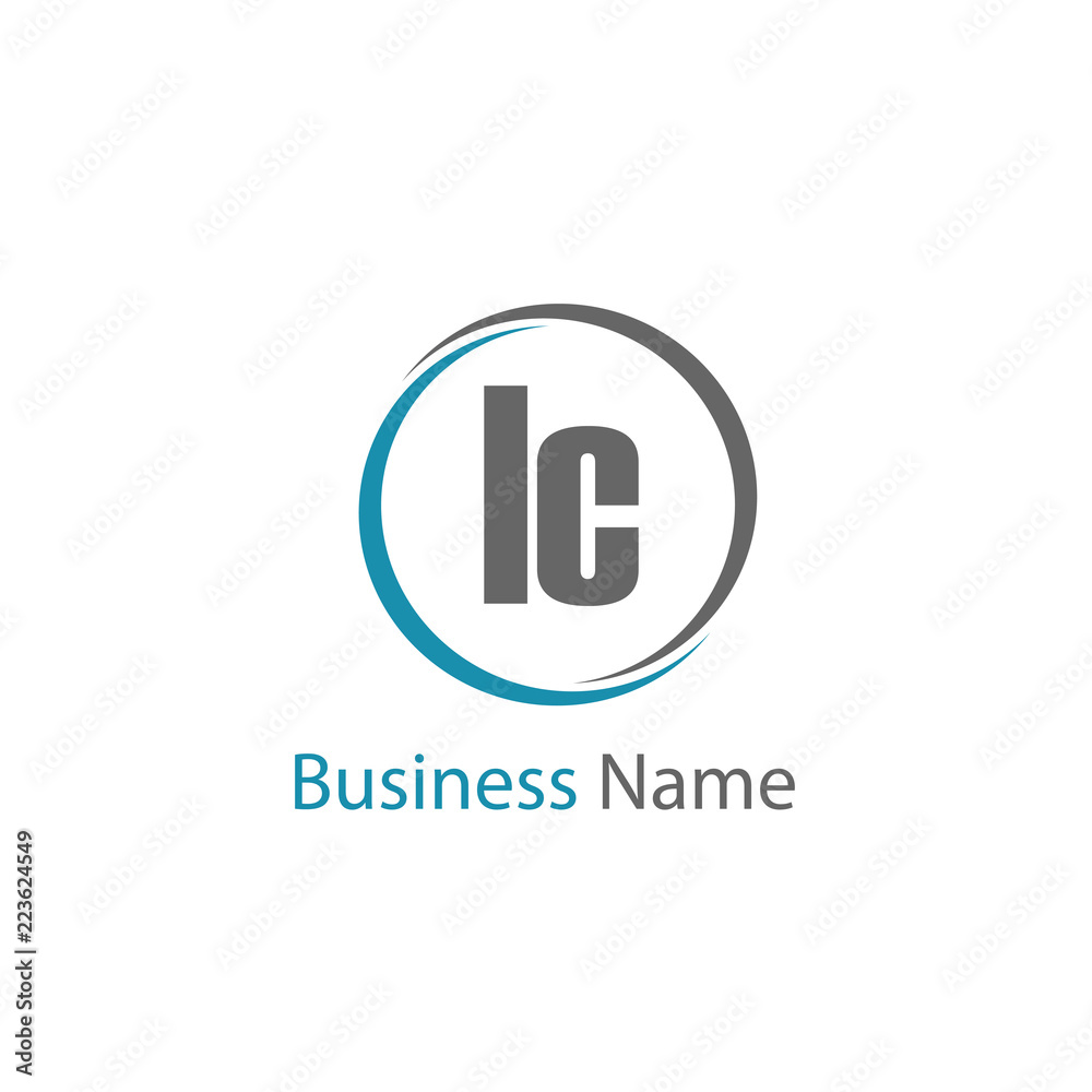 Initial Letter LC Logo Template Design