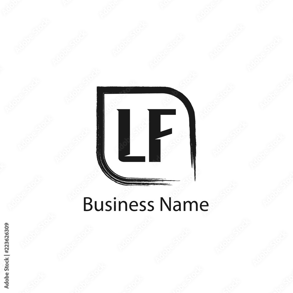 Initial Letter LF Logo Template Design Initial Letter LF Logo Template Design
