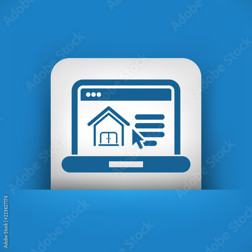 Real estate website icon