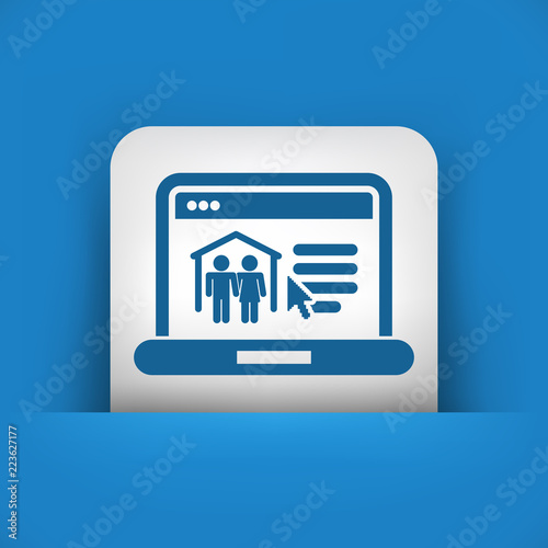 Real estate website icon