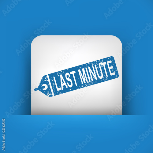Last minute label