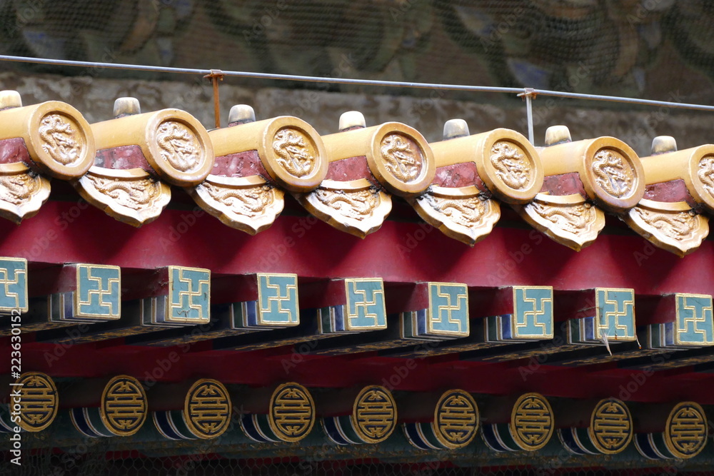Detalles en los templos de China Detalles en los templos de China