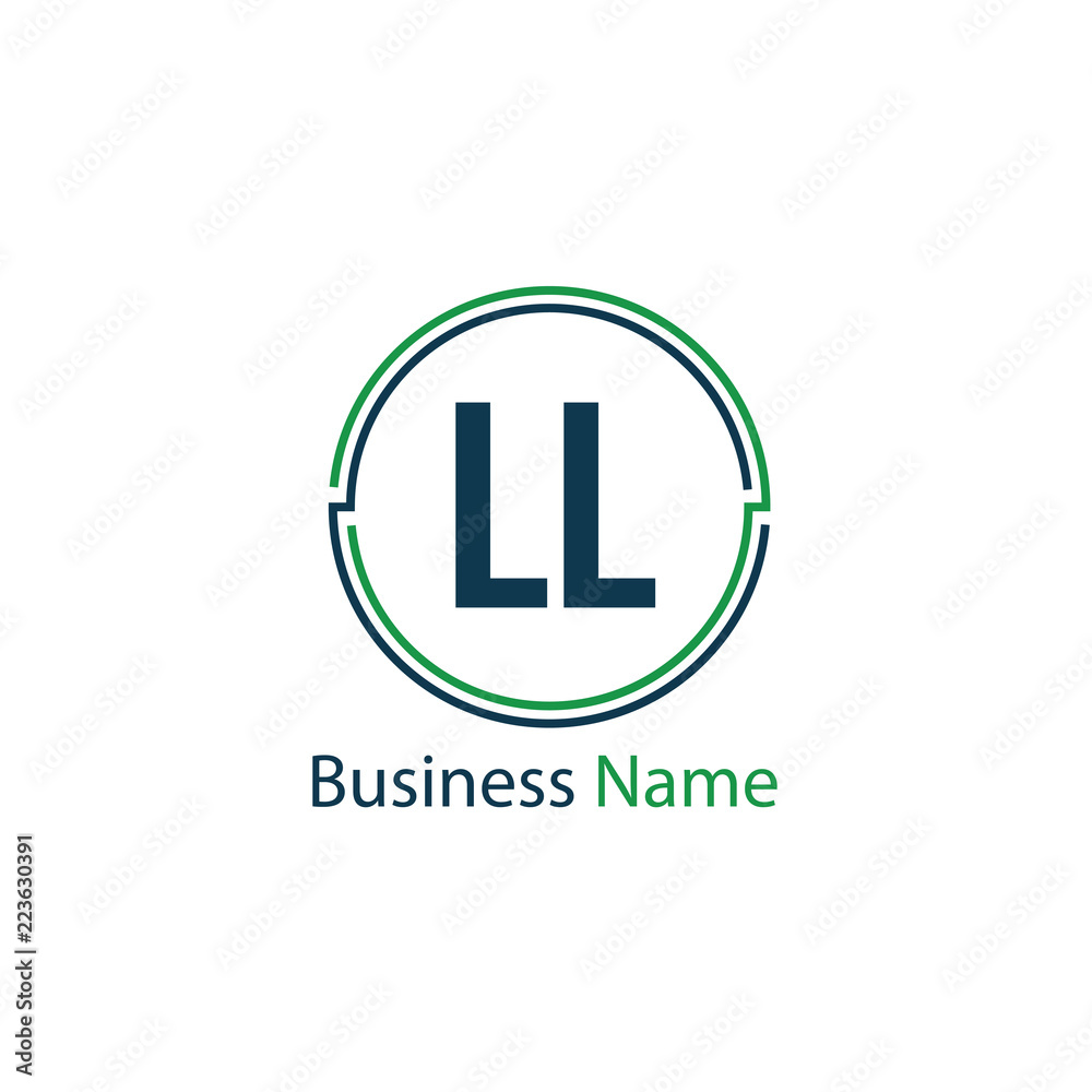 Initial Letter LL Logo Template Design Initial Letter LL Logo Template Design