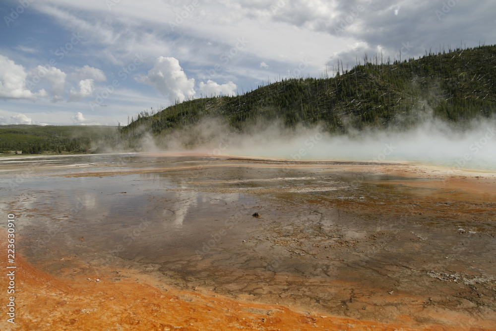 hot pod in yellowstone national park