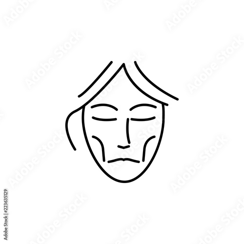 Anorexia beauty anti-aging icon. Element of beauty and anti aging icon for mobile concept and web apps. Thin line Anorexia beauty anti-aging icon can be used for web and mobile