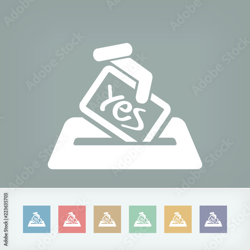 Vote concept icon