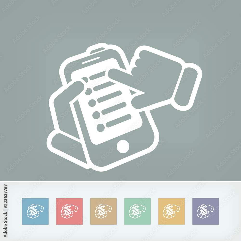 Smartphone setting icon