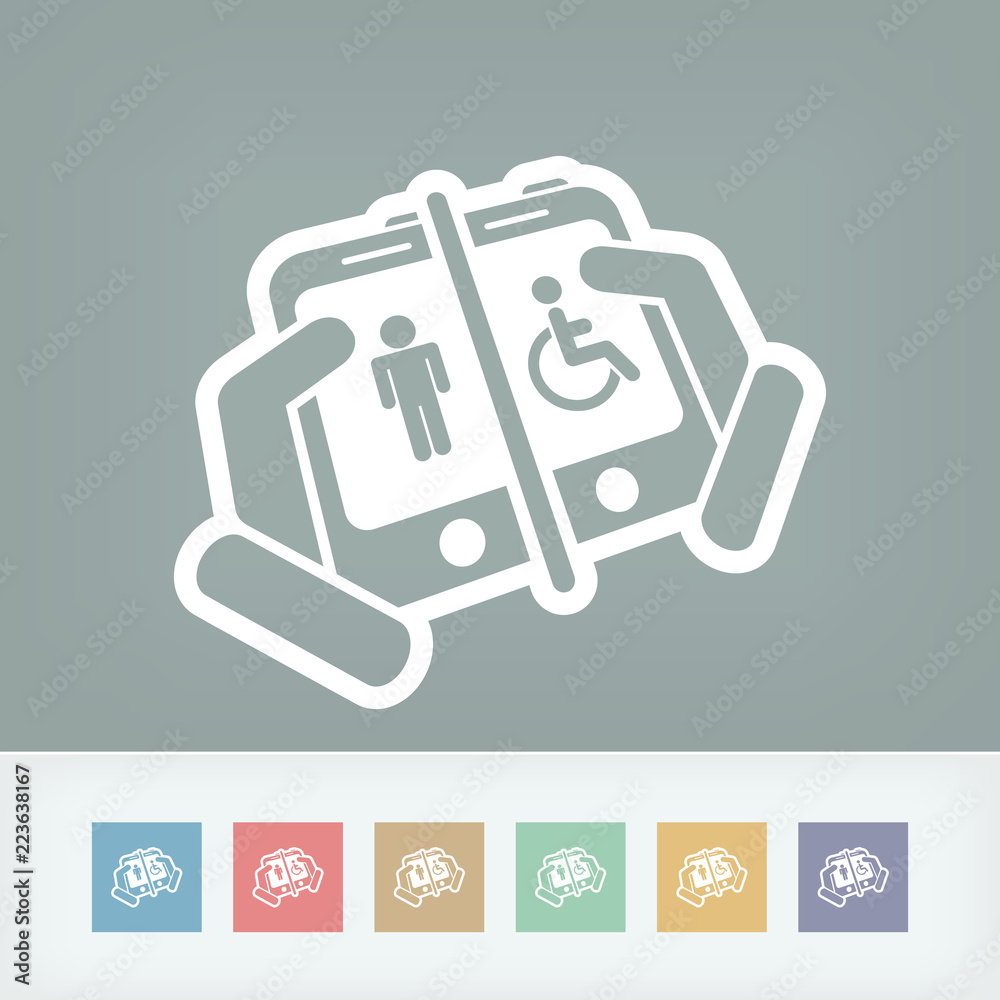 Obraz premium Disabled device