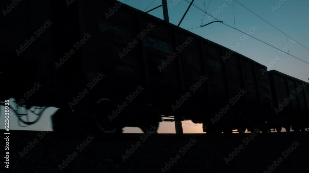 Freight Train Passing By Freight Train Passing By