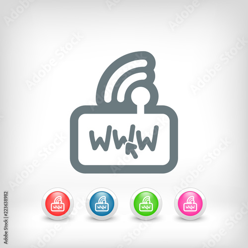 Internet modem icon