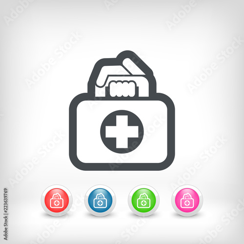 Free Download Medical bag icon - GFXLoad