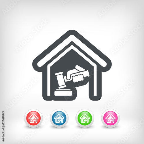 Court gavel icon