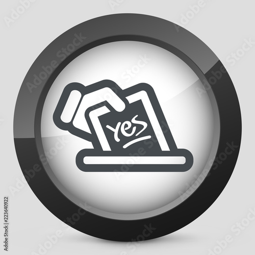 Vote concept icon