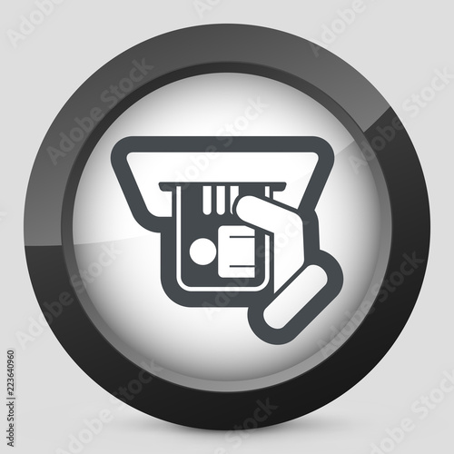 Id card insert icon