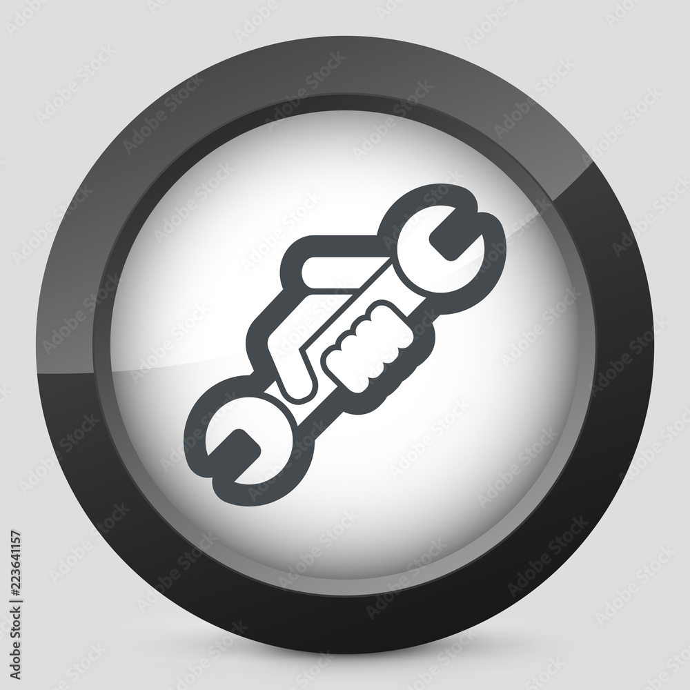 Wrench symbol icon Wrench symbol icon