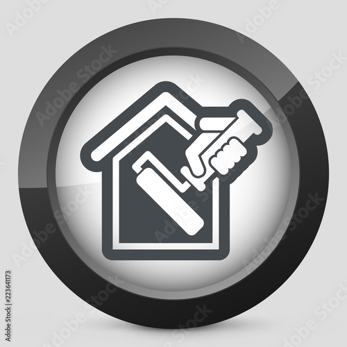 Painter roll icon
