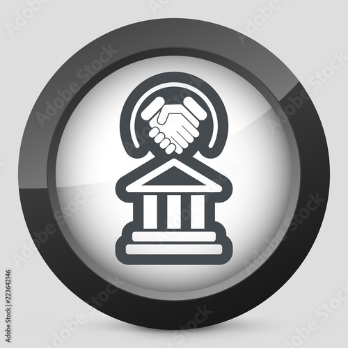 Legal agreement icon