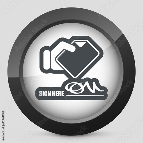 Signing up for receipt document