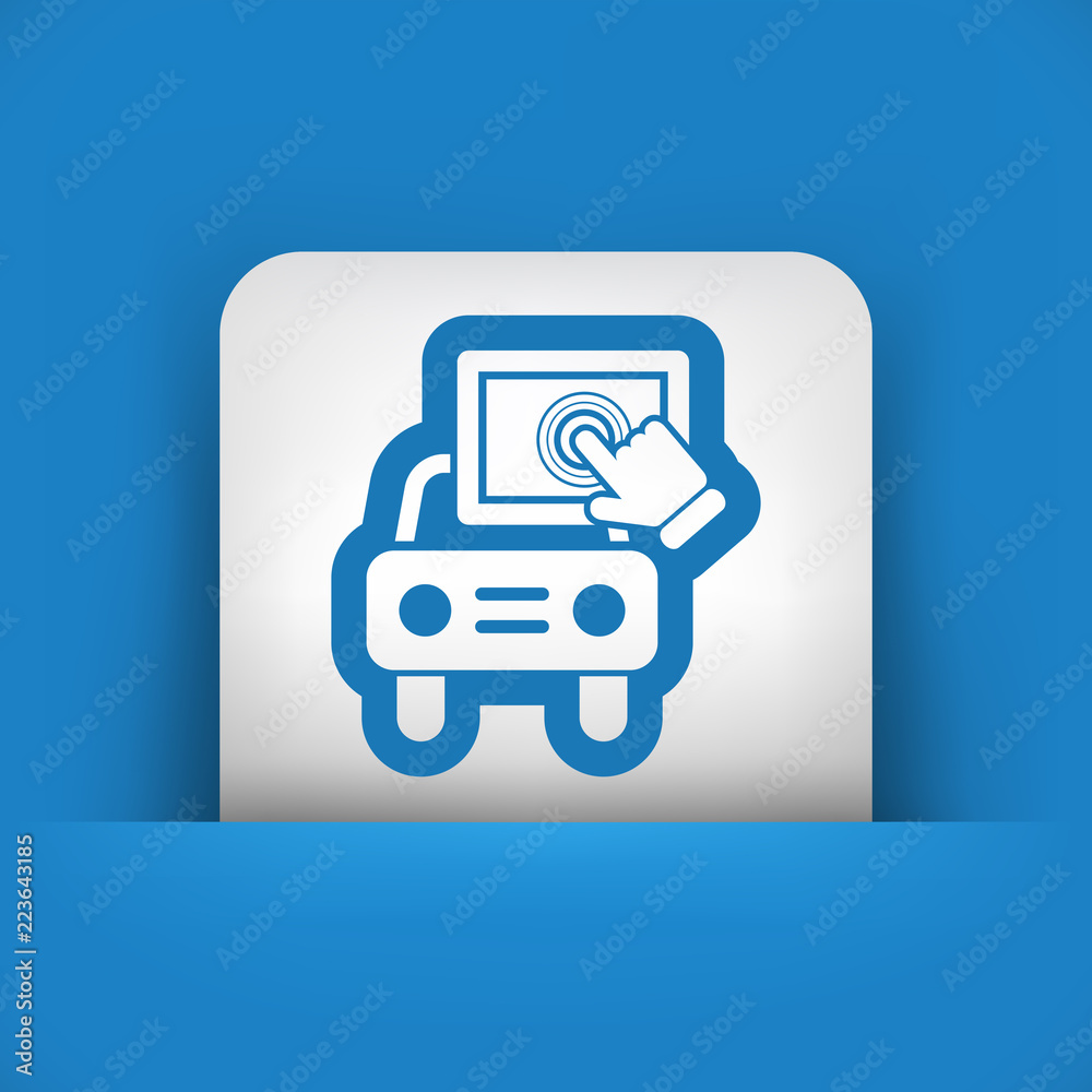 Touchscreen car device Touchscreen car device