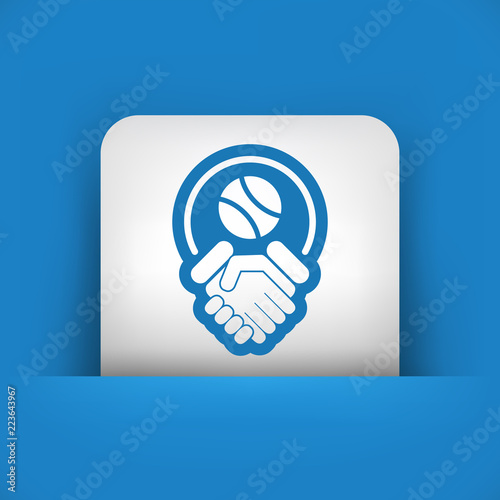 Tennis fairplay icon