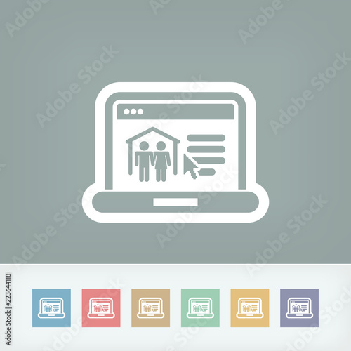 Real estate website icon