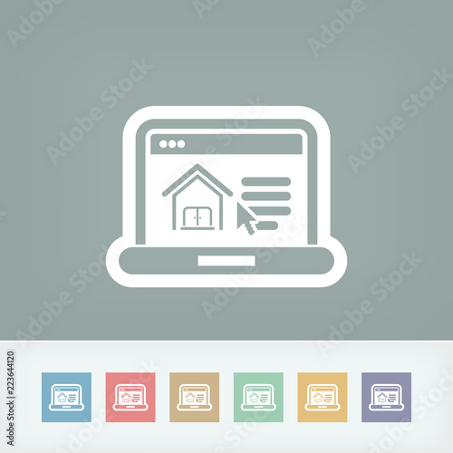 Real estate website icon