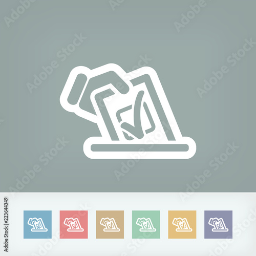Vote concept icon