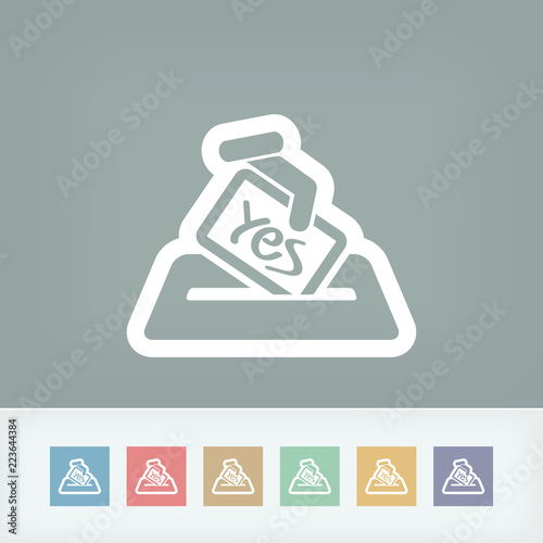 Vote concept icon