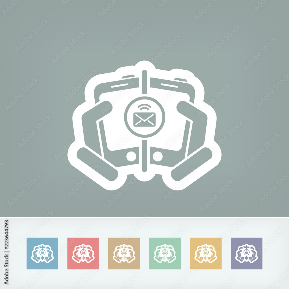 Mail sending icon Mail sending icon