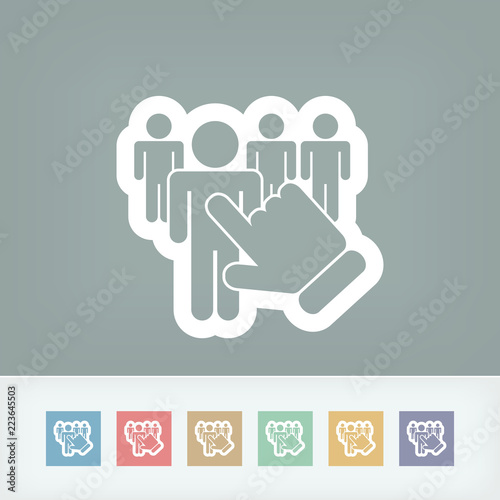 People selection icon