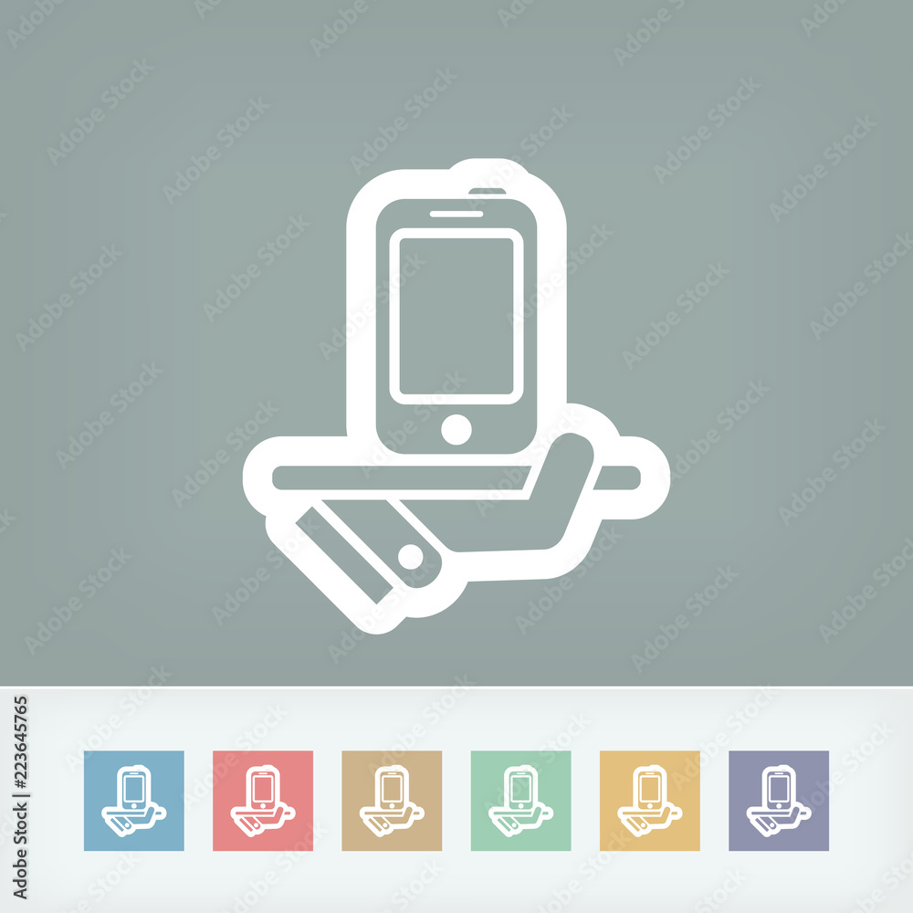 Smartphone service icon Smartphone service icon